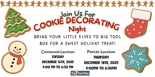 FREE Holiday Cookie Decorating Night for Kids \u2013 All Supplies Included!