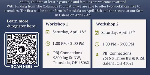 Grief Workshop 1 - April 18th in Pataskala 