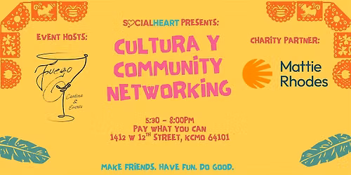 SocialHeart Presents: Cultura y Community Networking Hour w\/ Mattie Rhodes