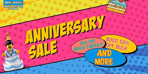 Bricks & Minifigs Anniversary Sale \ud83c\udf89
