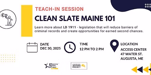 Clean Slate Teach-In Session