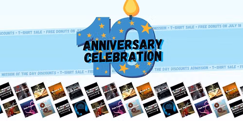 60 Minute Missions Escape Room - 10th Anniversary Celebration