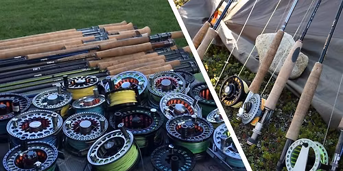 Fluefiskeutstyret - hva er hva, samt knutetrening. Stein Gr\u00f8nberg