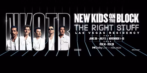 New Kids on the Block Las Vegas Tickets