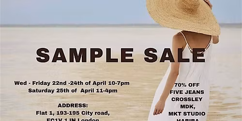 Exclusive Sample Sale \u2014 Limited Time Only