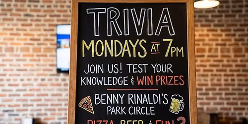 Trivia Night at Benny Rinaldi\u2019s