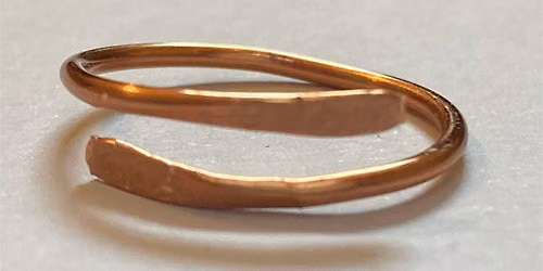 Jewellery Workshop - Beaten Saxon Bypass Ring (Craft 4 Crafters Exhibition)