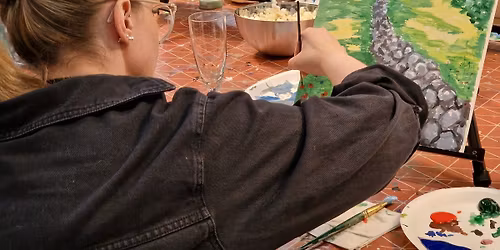 SIP AND CREATE: PAINT A SWEDISH MEADOW PAINTING