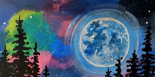 Super Blue Moon Paint and Sip at Steeplejack in SW Portland