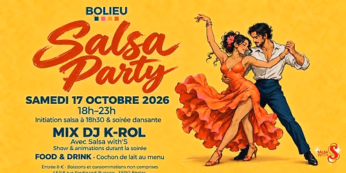 Salsa Party \u00e0 Bolieu \ud83d\udc83 Initiation & soir\u00e9e dansante