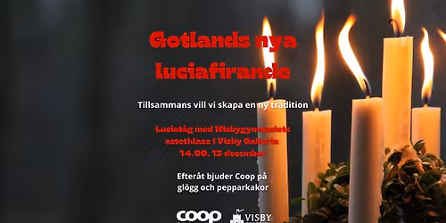 Luciafirande i Visby Galleria - en ny tradition!