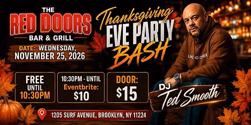 Thanksgiving Eve Party Bash