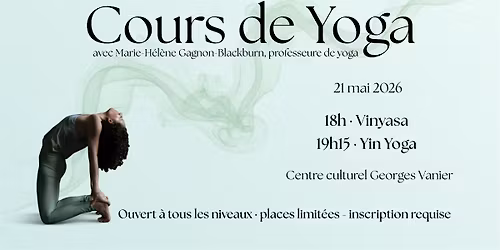 Cours de Yoga - Vinyasa + Yin Yoga