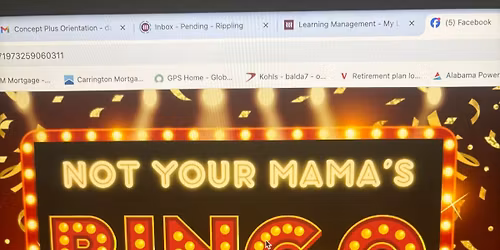 "NOT YO MOMMA'S BINGO"