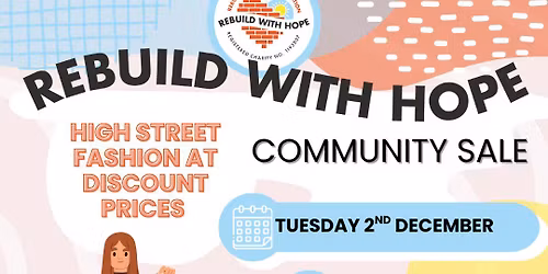 Rebuild With Hope Pop-Up Sale