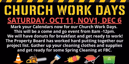 Church Work Day