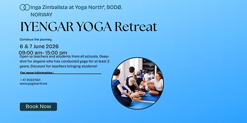 MINI IYENGAR YOGA RETREAT w\/Inga Zimbalista in Bodo, Norway