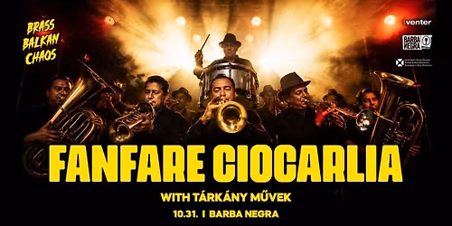 FANFARE CIOC\u0102RLIA LIVE with T\u00e1rk\u00e1ny M\u0171vek \/\/ BUDAPEST 10.31.