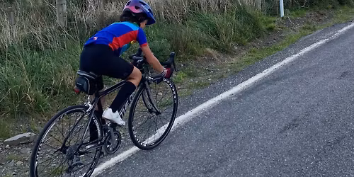 Wainuiomata Coast Road junior schools' cycling Time Trial practice