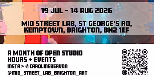 Play \/ Record - open studio art residency with Caroline Beavon