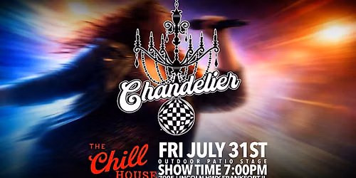 Chandelier at The Chill House OUTDOOR Stage