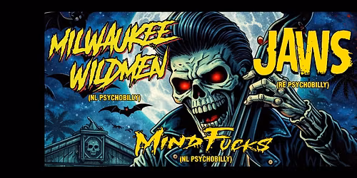 Baroeg On Tour @ Roodkapje: Milwaukee Wildmen + Jaws + MindFucks