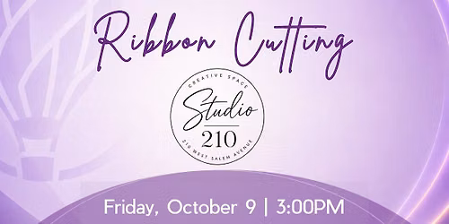 Ribbon Cutting for Studio 210