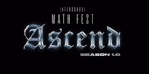 SJIS Math Festival: Ascend Season 1.0