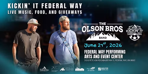 The Olson Bros Band at the Kickin' it Federal Way Festival