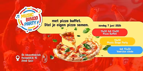 Music Bingo Party \/\/ De Bloemfabriek Geel