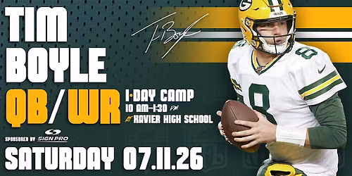 2026 Tim Boyle QB - WR 1 Day Camp