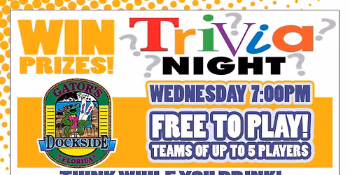 TRIVIA NIGHT - Gators Dockside Lake Mary