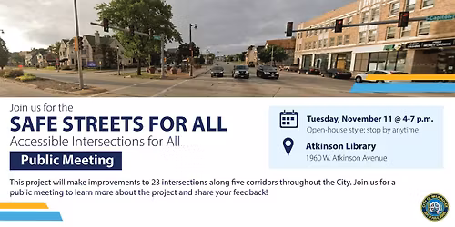 Public Involvement Meeting #2: Accessible Intersections for All