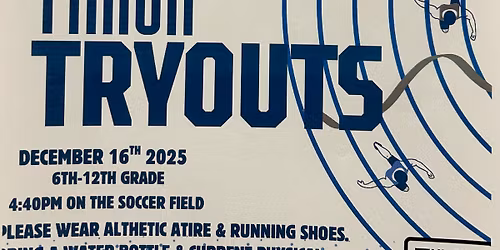 Luna Track Try-Outs 6th-12th grade