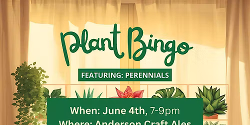 Plant Bingo - Featuring Perennials!