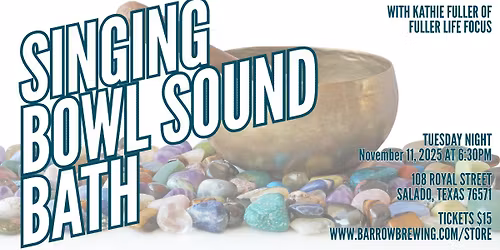 Singing Bowl Sound Bath