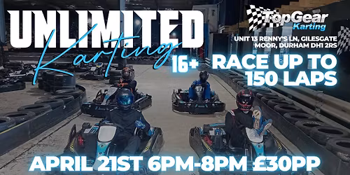 Unlimited Karting @ TopGear Karting: Race Up to 150 Laps for Just \u00a330pp