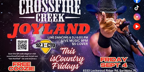 JOYLAND Sarasota | Crossfire Creek Show 