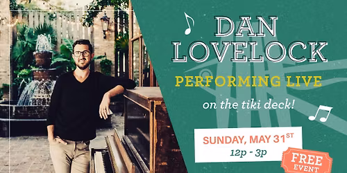Dan Lovelock on the Tiki Deck
