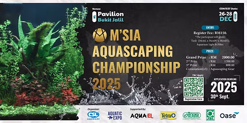 Malaysia aquascaping championship 2025