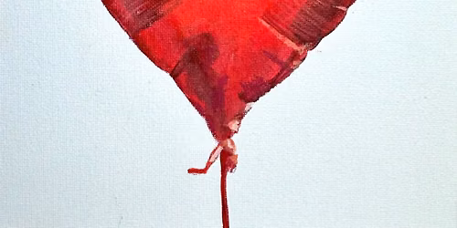 Acrylic Painting Skill Builder: Heart Balloon Art Class 