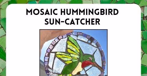 Mosaic Hummingbird Sun-catcher