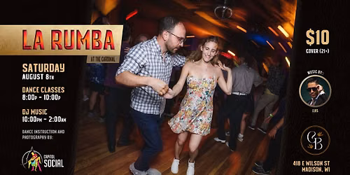 LA RUMBA at The Cardinal (SATURDAY 8\/08\/26)