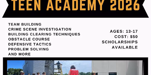 2026 Bloomington Police Teen Academy