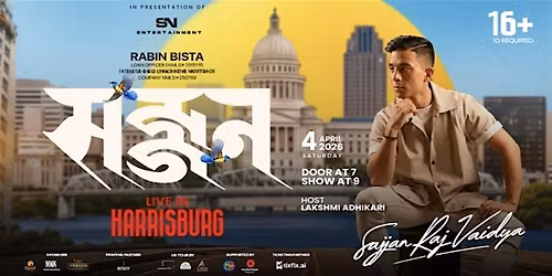 Sajjan Raj Vaidya Live! In Harrisburg