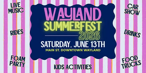 Summerfest 2026- Downtown Wayland