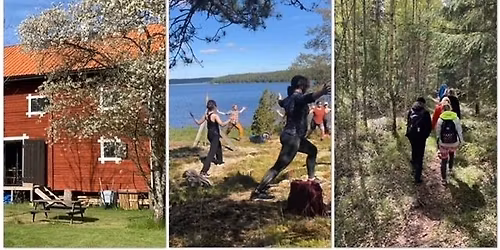 Yoga och vandring - m\u00f6t v\u00e5ren p\u00e5 J\u00e4ver\u00f6n