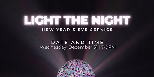 Light the Night New Years Eve Service