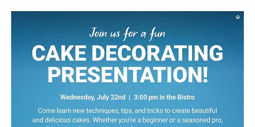 Cake Decoration Presentation