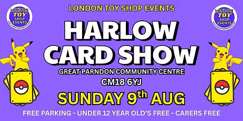 HARLOW CARD SHOW